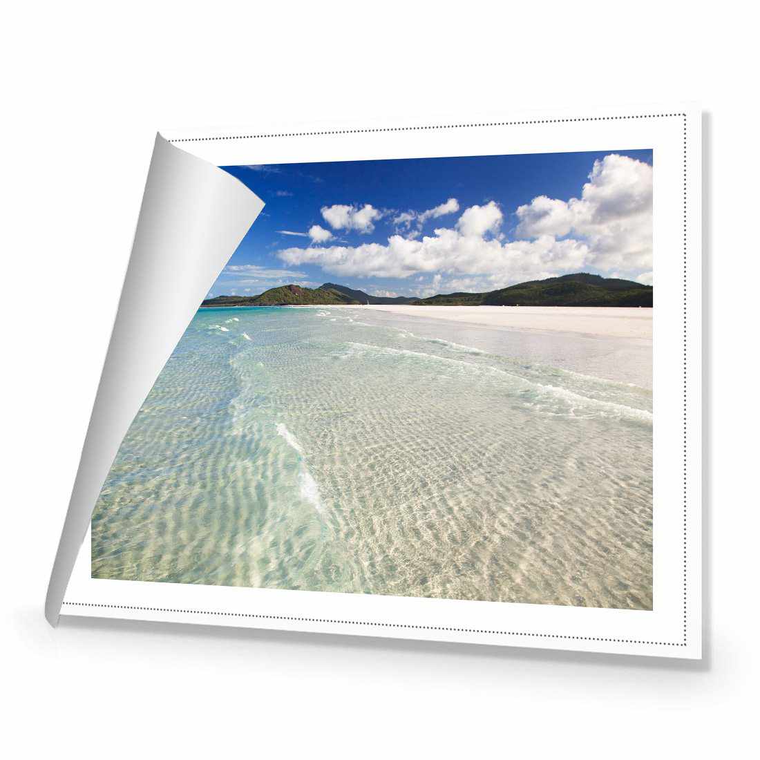Whitehaven Ripples, Rectangle | Classic Canvas | No Frame | Rolled Canvas