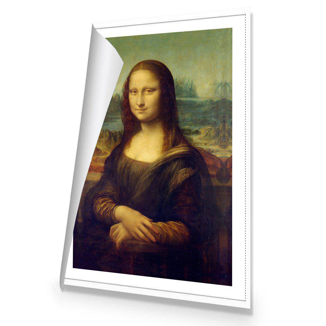 Mona Lisa - Da Vinci Canvas Art-Canvas-Wall Art Designs-45x30cm-Rolled Canvas-Wall Art Designs