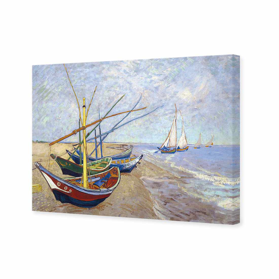 Fishing Boats - Van Gogh Canvas Art-Canvas-Wall Art Designs-45x30cm-Canvas - No Frame-Wall Art Designs