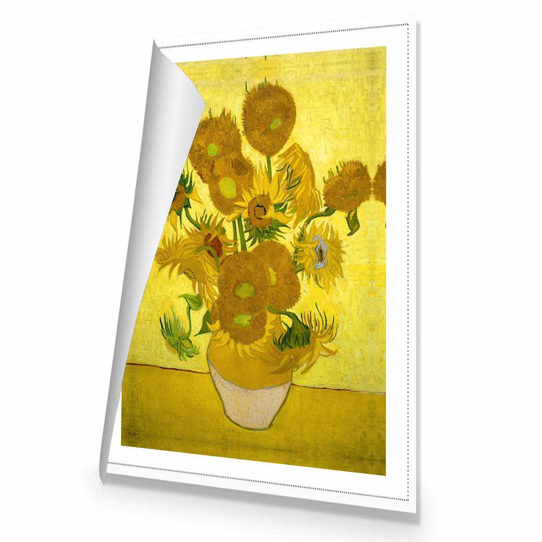 Another Vase Of Sunflowers Van Gogh Rolled Canvas Print