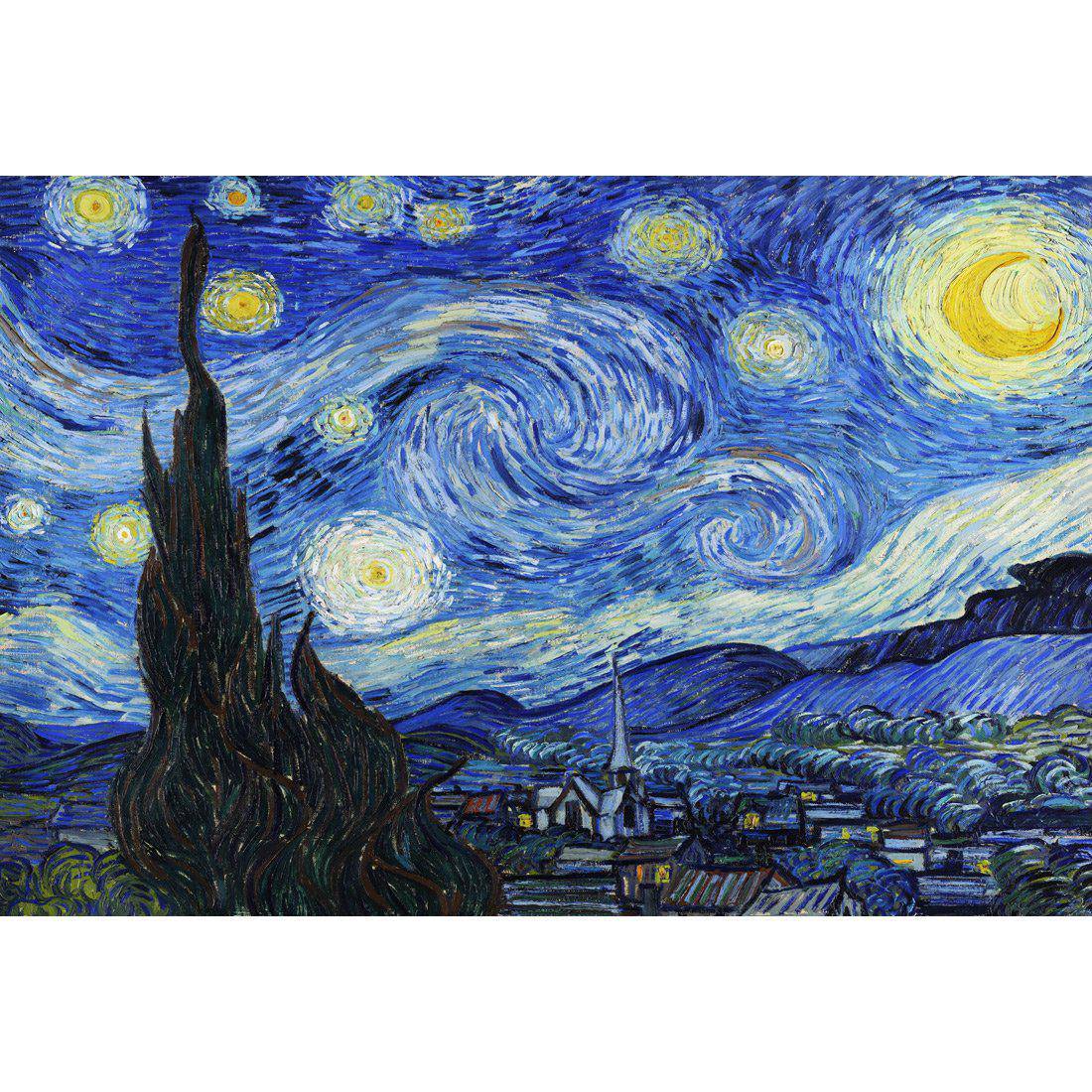 Starry Night - Van Gogh Canvas Art-Canvas-Wall Art Designs-45x30cm-Canvas - No Frame-Wall Art Designs