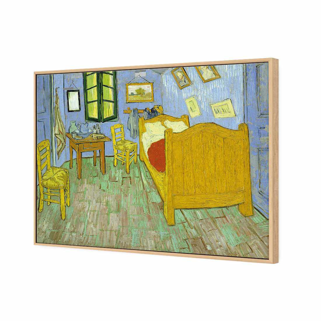 Vincent's Bedroom - Van Gogh Canvas Art-Canvas-Wall Art Designs-45x30cm-Canvas - Oak Frame-Wall Art Designs