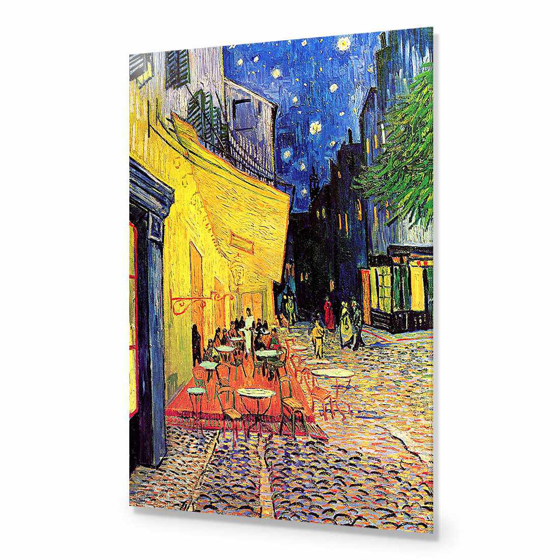 The Cafe Terrace - Van Gogh-Acrylic-Wall Art Design-Without Border-Acrylic - No Frame-45x30cm-Wall Art Designs