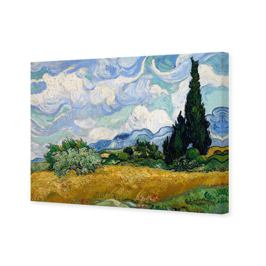 Wheat Field With Cypresses - Van Gogh Canvas Art-Canvas-Wall Art Designs-45x30cm-Canvas - No Frame-Wall Art Designs
