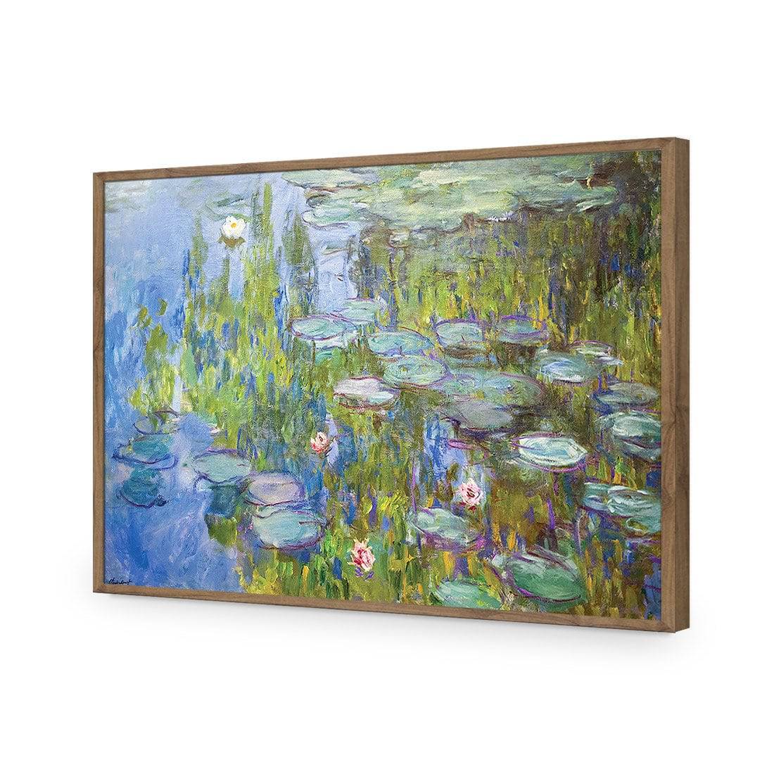 Sea Roses by Monet | Classic Acrylic | Flat Frame No Border | Natural
