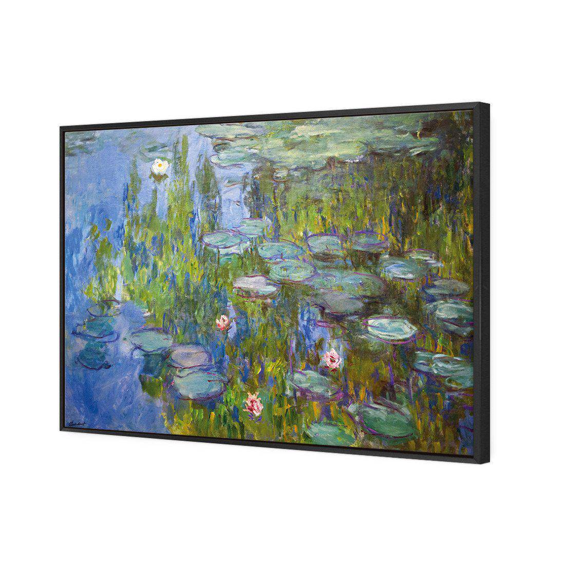 Sea Roses - Monet Canvas Art-Canvas-Wall Art Designs-45x30cm-Canvas - Black Frame-Wall Art Designs