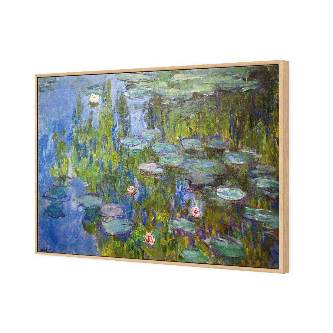 Sea Roses - Monet Canvas Art-Canvas-Wall Art Designs-45x30cm-Canvas - Oak Frame-Wall Art Designs