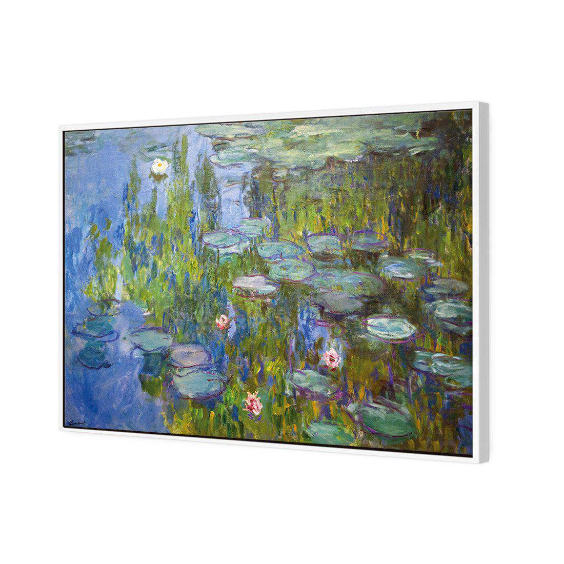 Sea Roses by Monet | Classic Canvas | Floating Frame | White