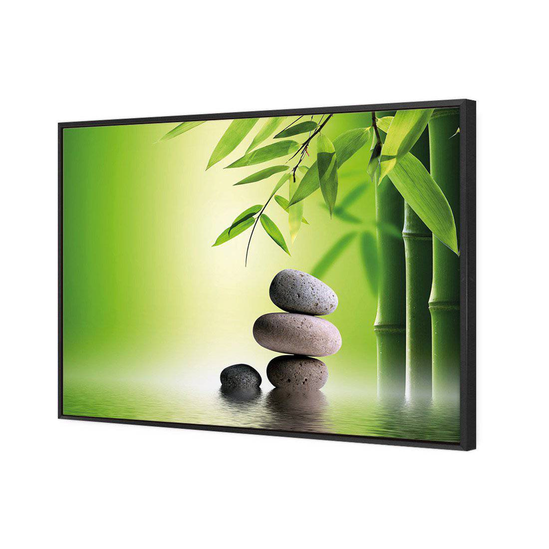 Zen Stones Canvas Art-Canvas-Wall Art Designs-45x30cm-Canvas - Black Frame-Wall Art Designs