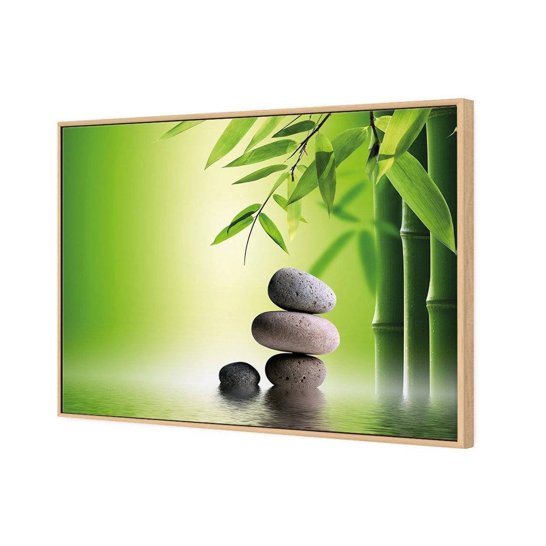 Zen Stones Canvas Art-Canvas-Wall Art Designs-45x30cm-Canvas - Oak Frame-Wall Art Designs
