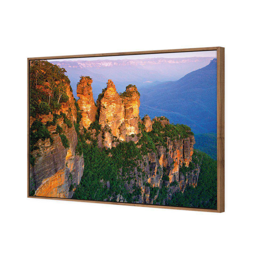 Blue Mountains Canvas Art-Canvas-Wall Art Designs-45x30cm-Canvas - Natural Frame-Wall Art Designs
