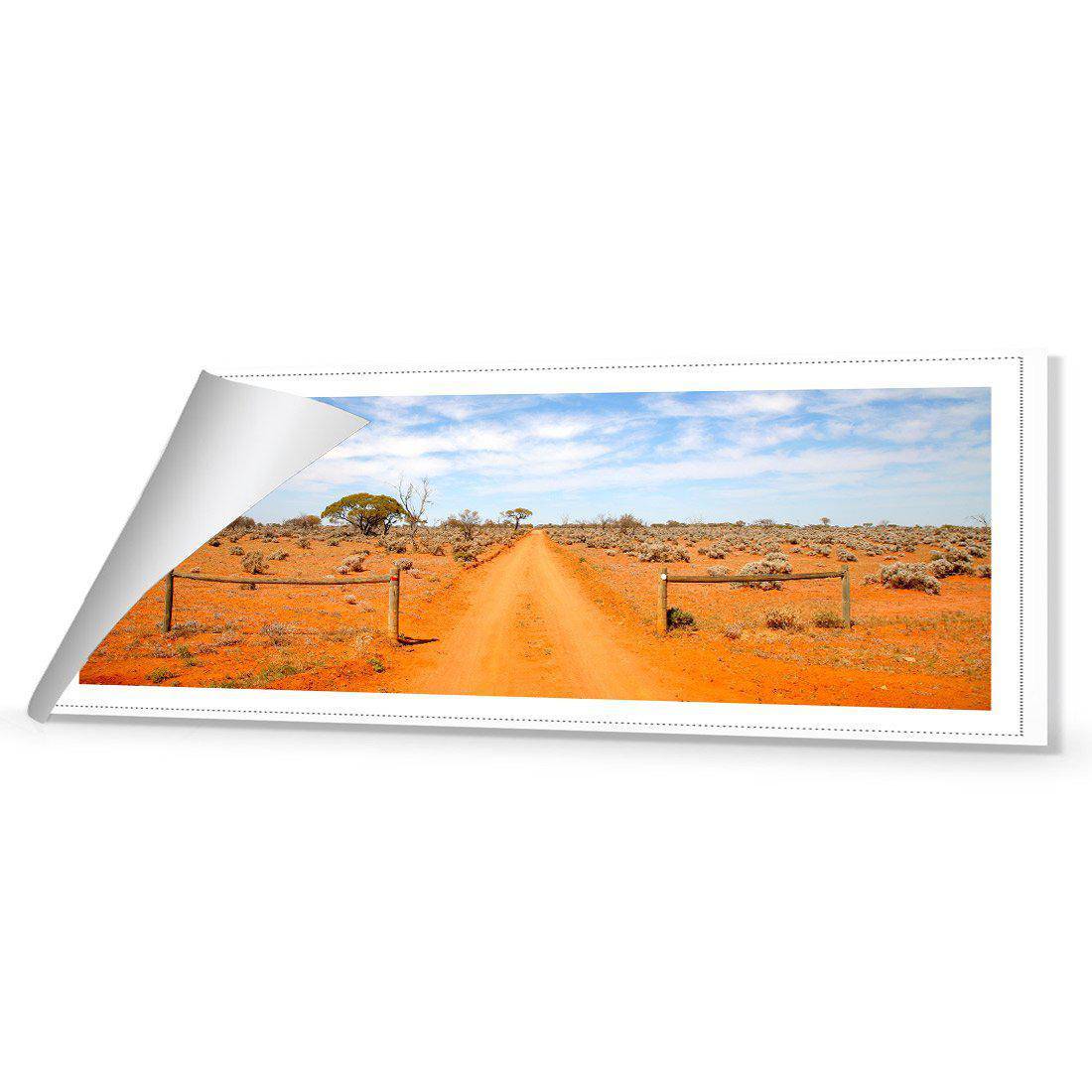 Outback Road Canvas Art-Canvas-Wall Art Designs-60x20cm-Rolled Canvas-Wall Art Designs