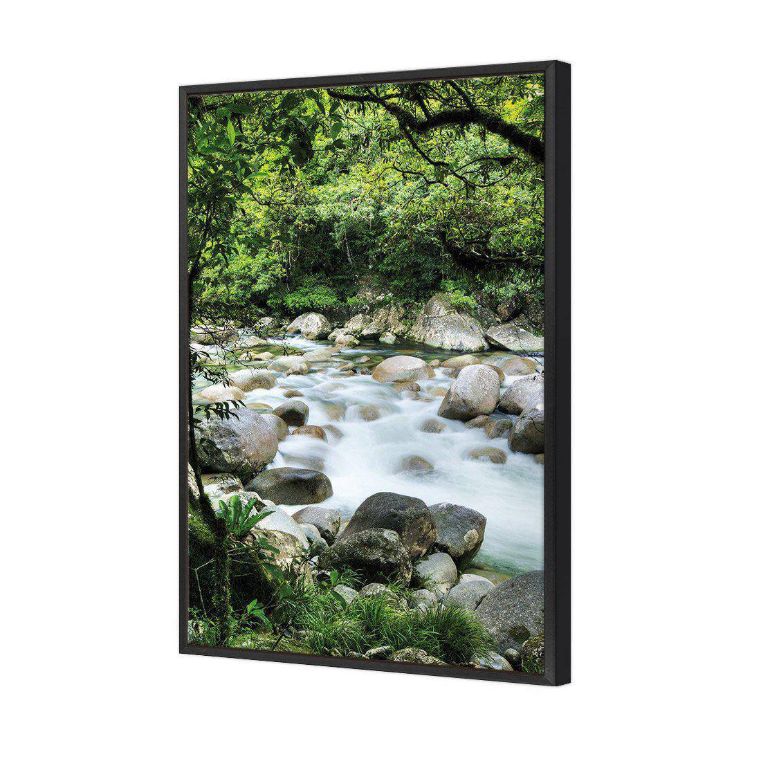Mossman Gorge Canvas Art-Canvas-Wall Art Designs-45x30cm-Canvas - Black Frame-Wall Art Designs