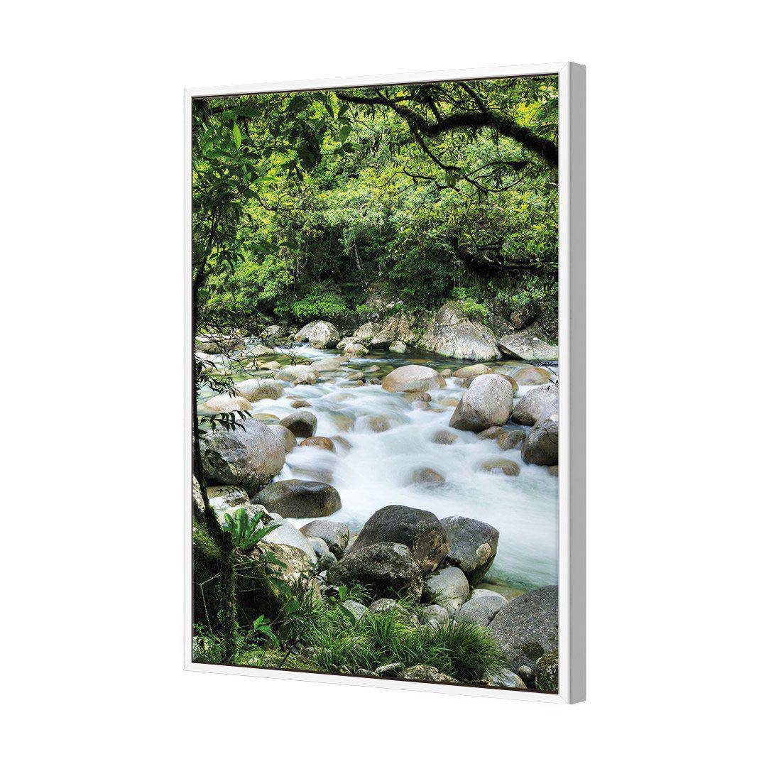 Mossman Gorge Canvas Art-Canvas-Wall Art Designs-45x30cm-Canvas - White Frame-Wall Art Designs