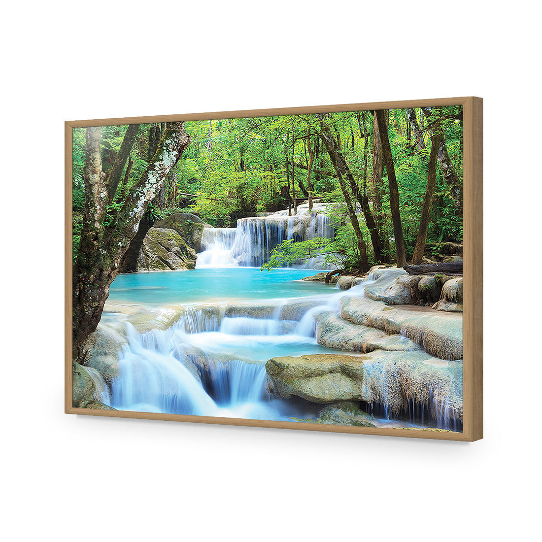 Soft Waterfalls Acrylic Glass Art