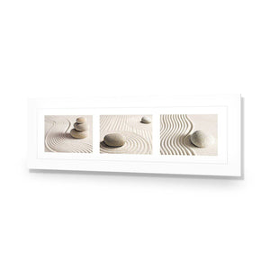 Sand Stone Montage, Long | Classic Acrylic | No Frame With Border
