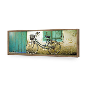Vintage Bicycle, Long | Standard Acrylic | Flat Frame No Border | Natural