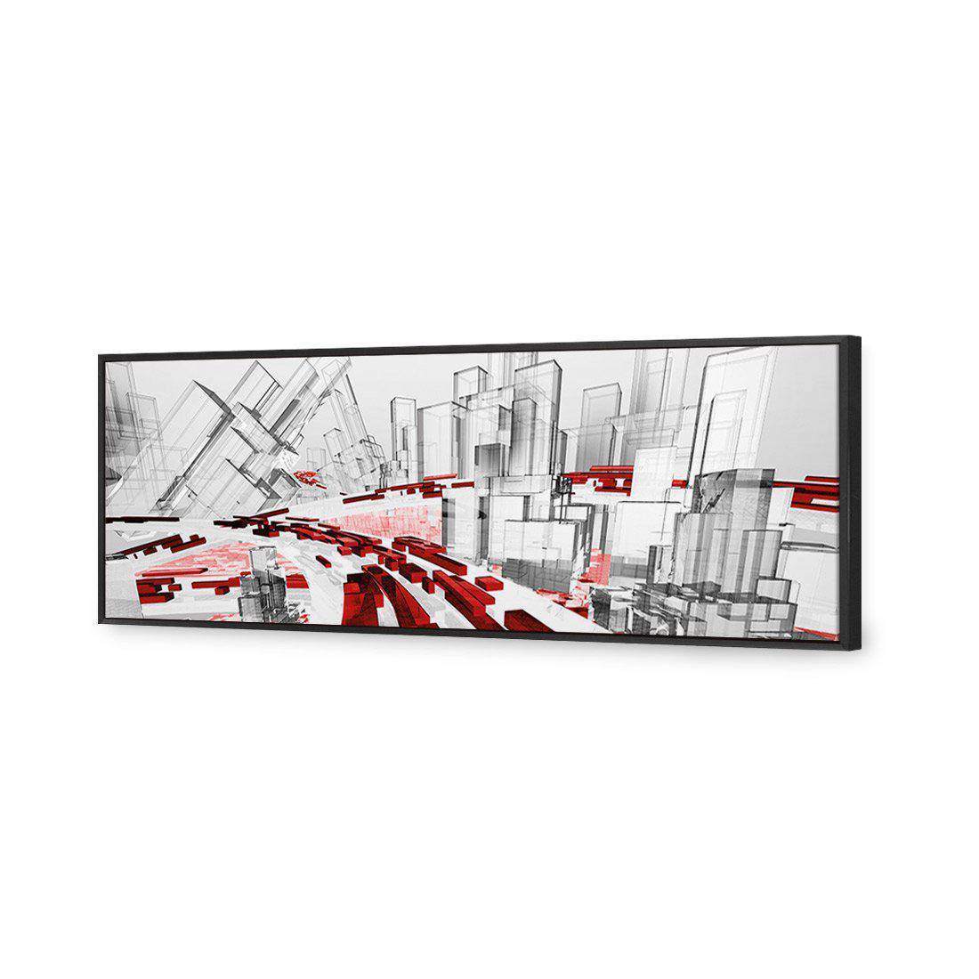 Passing Traffic Canvas Art-Canvas-Wall Art Designs-60x20cm-Canvas - Black Frame-Wall Art Designs