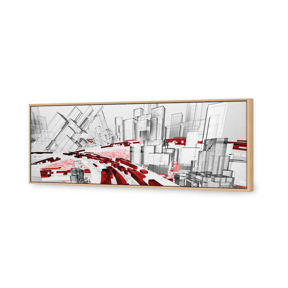 Passing Traffic Canvas Art-Canvas-Wall Art Designs-60x20cm-Canvas - Oak Frame-Wall Art Designs