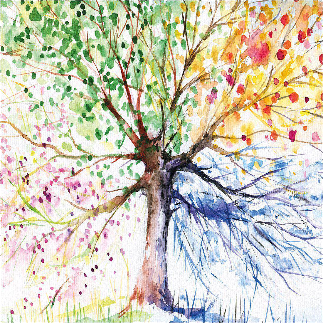 Rainbow Tree, Square