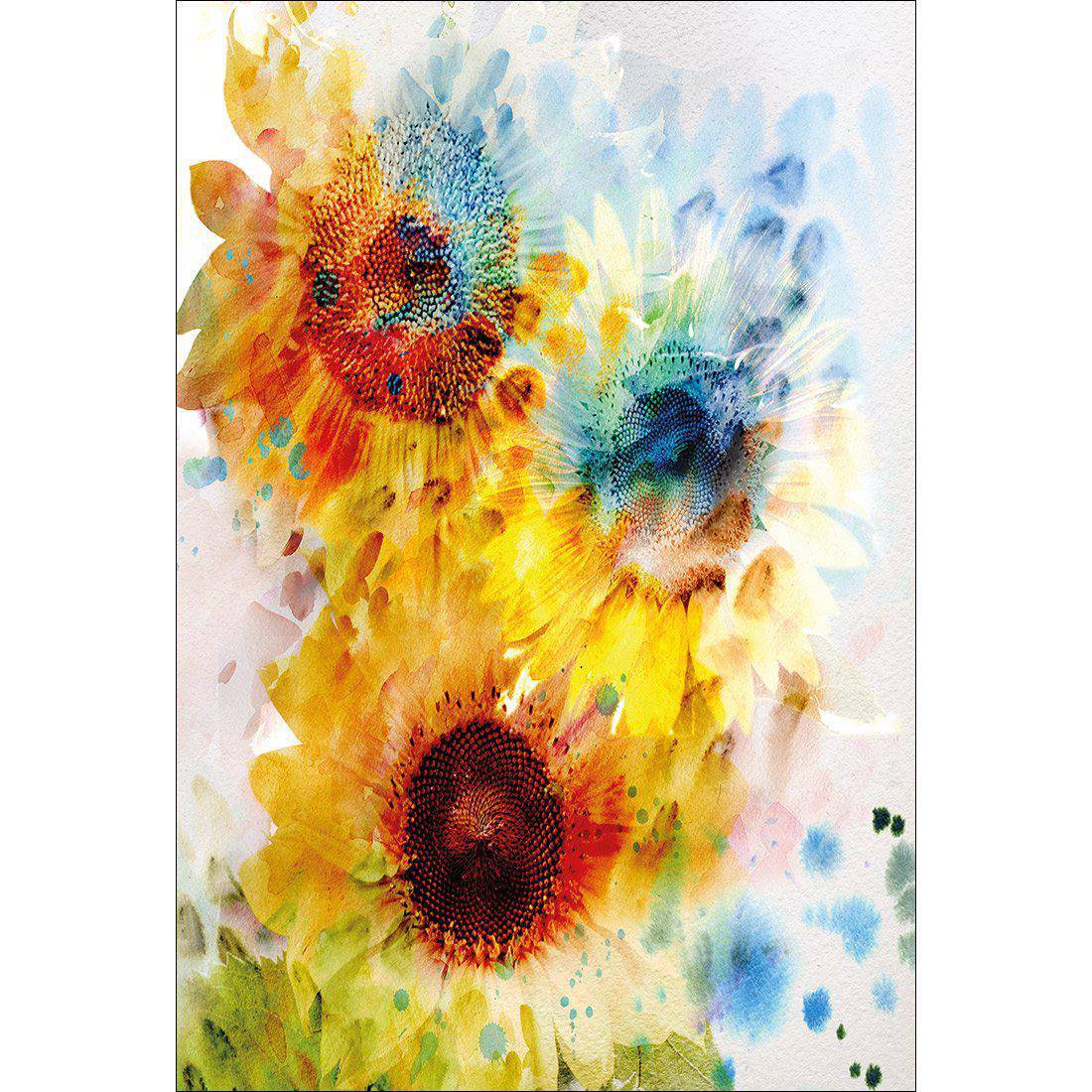 A Blur Of Flowers Canvas Art-Canvas