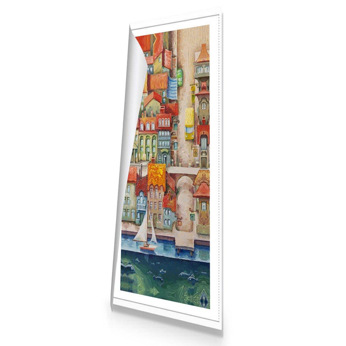 Toy Village Canvas Art-Canvas-Wall Art Designs-60x20cm-Rolled Canvas-Wall Art Designs
