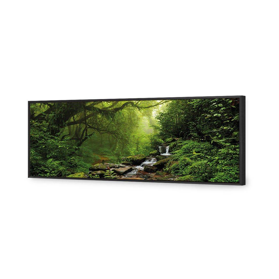 Romantic Rainforest Canvas Art-Canvas-Wall Art Designs-60x20cm-Canvas - Black Frame-Wall Art Designs