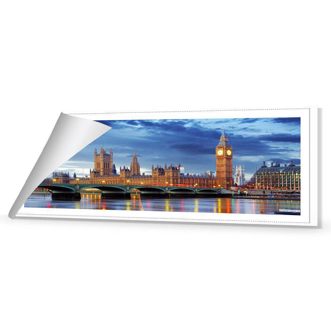 London River Reflections Canvas Art-Canvas-Wall Art Designs-60x20cm-Rolled Canvas-Wall Art Designs
