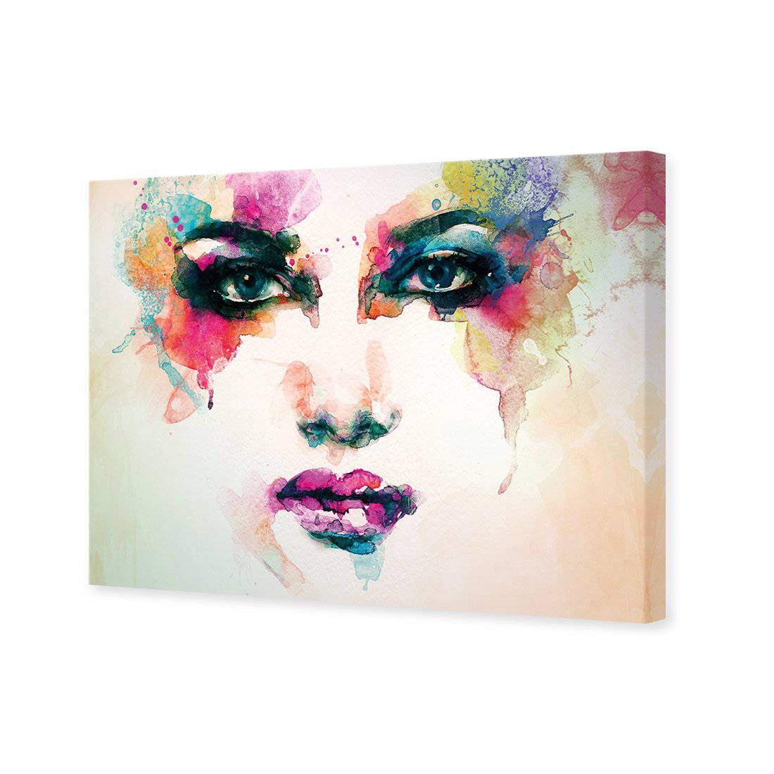 Techno Face Canvas Art-Canvas-Wall Art Designs-45x30cm-Canvas - No Frame-Wall Art Designs