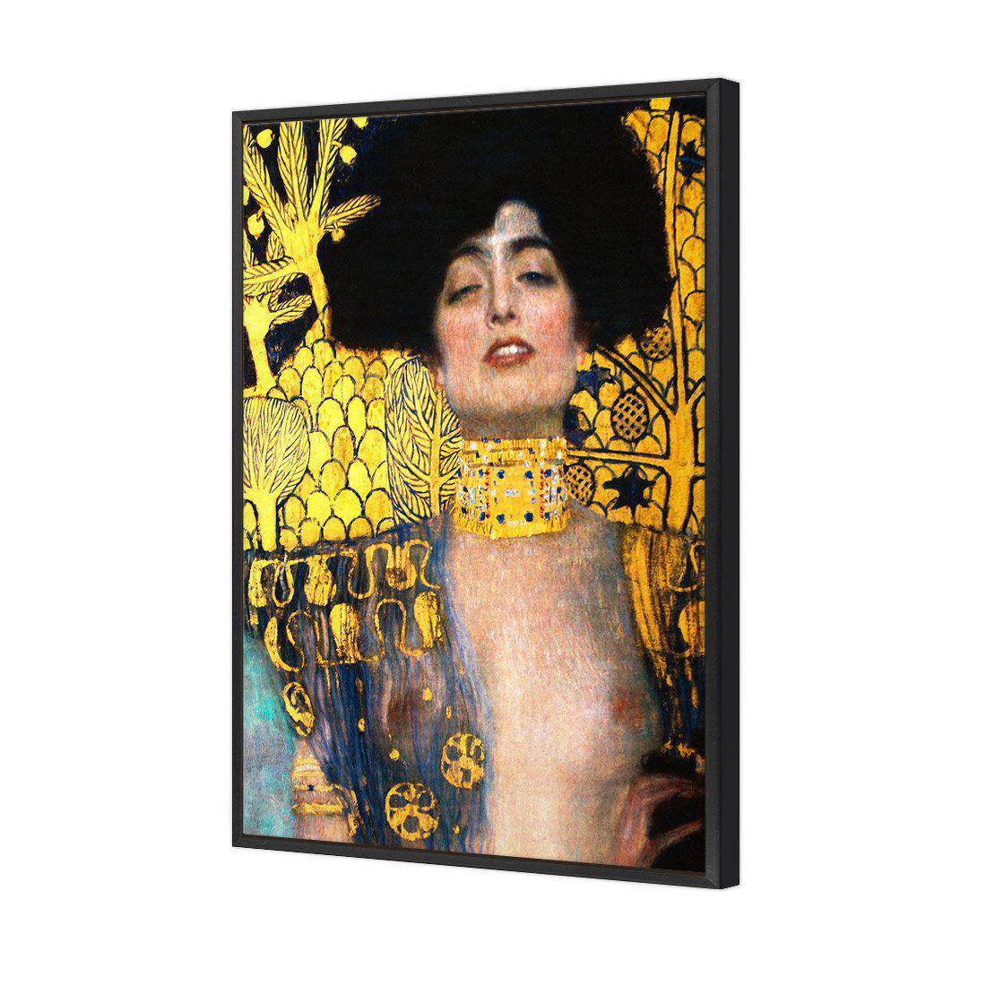 Judith I - Gustav Klimt Canvas Art-Canvas-Wall Art Designs-45x30cm-Canvas - Black Frame-Wall Art Designs