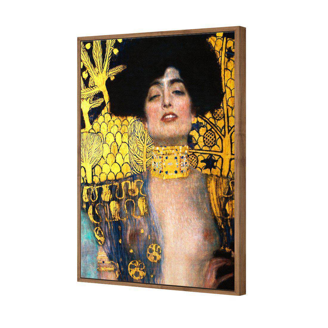 Judith I - Gustav Klimt Canvas Art-Canvas-Wall Art Designs-45x30cm-Canvas - Natural Frame-Wall Art Designs