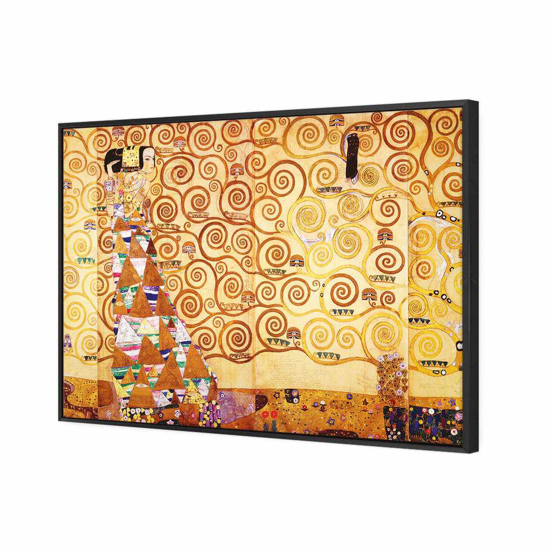 Expectation - Gustav Klimt Canvas Art-Canvas-Wall Art Designs-45x30cm-Canvas - Black Frame-Wall Art Designs