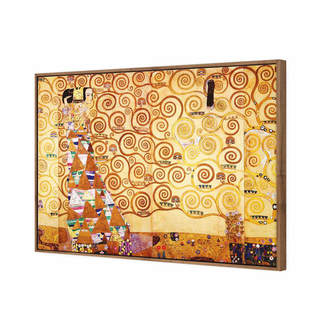 Expectation - Gustav Klimt Canvas Art-Canvas-Wall Art Designs-45x30cm-Canvas - Natural Frame-Wall Art Designs