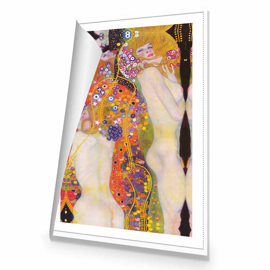 Water Serpents - Gustav Klimt Canvas Art-Canvas-Wall Art Designs-45x30cm-Rolled Canvas-Wall Art Designs