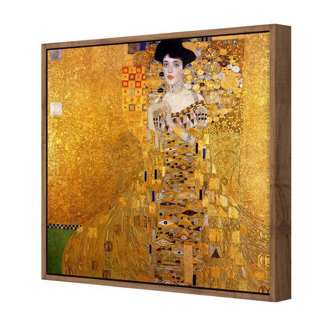 Portrait Of Adele Bloch-Bauer - Gustav Klimt Canvas Art-Canvas-Wall Art Designs-30x30cm-Canvas - Natural Frame-Wall Art Designs