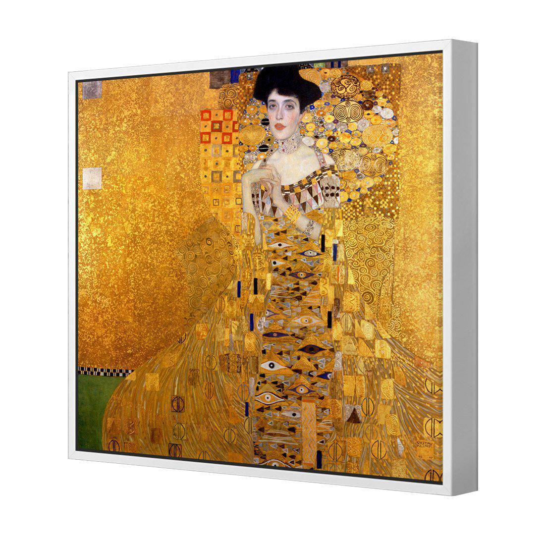 Portrait Of Adele Bloch-Bauer - Gustav Klimt Canvas Art-Canvas-Wall Art Designs-30x30cm-Canvas - White Frame-Wall Art Designs