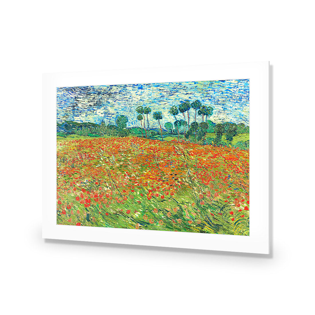 Poppy Field - Van Gogh Acrylic Glass Art