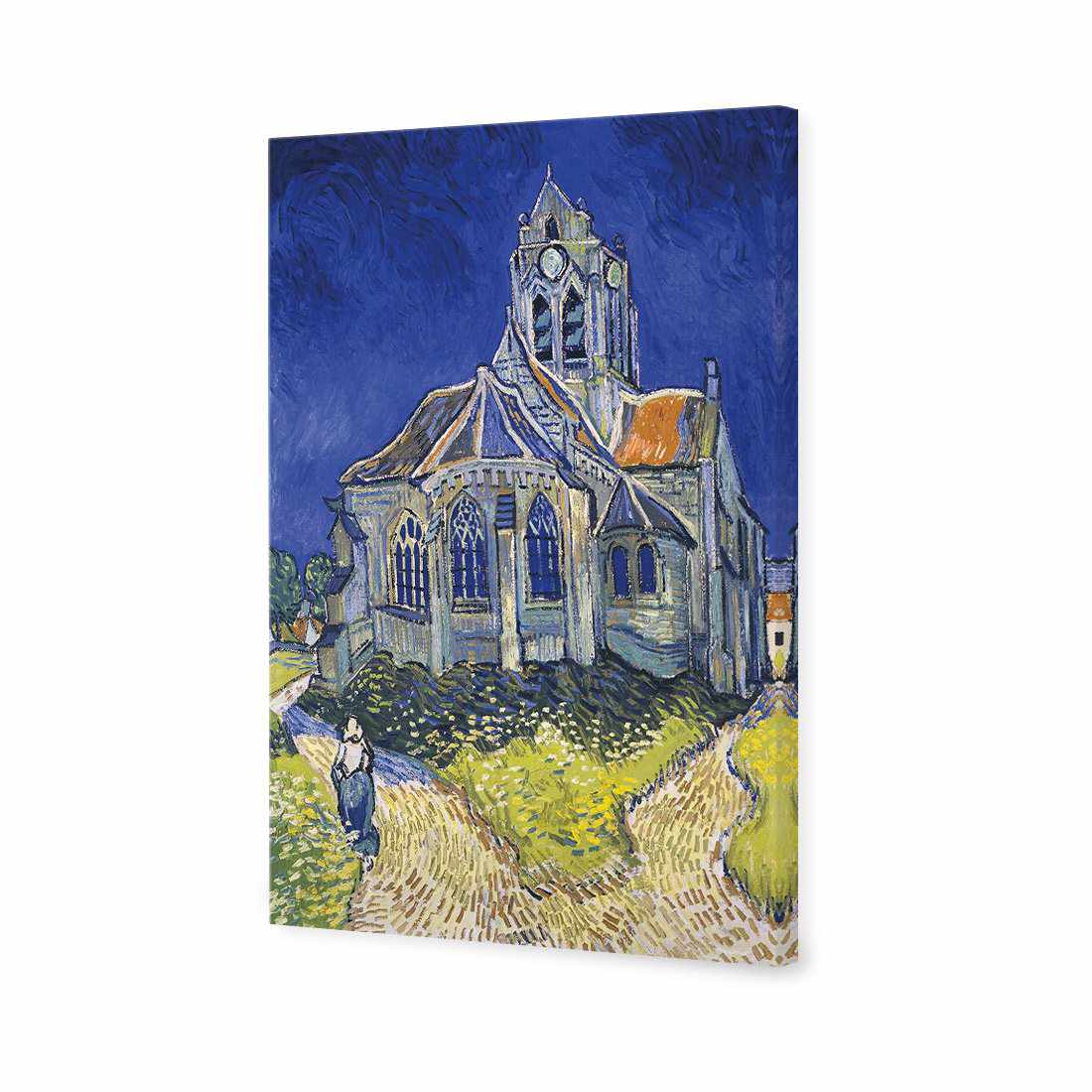 The Church At Auvers - Van Gogh Canvas Art-Canvas-Wall Art Designs-45x30cm-Canvas - No Frame-Wall Art Designs