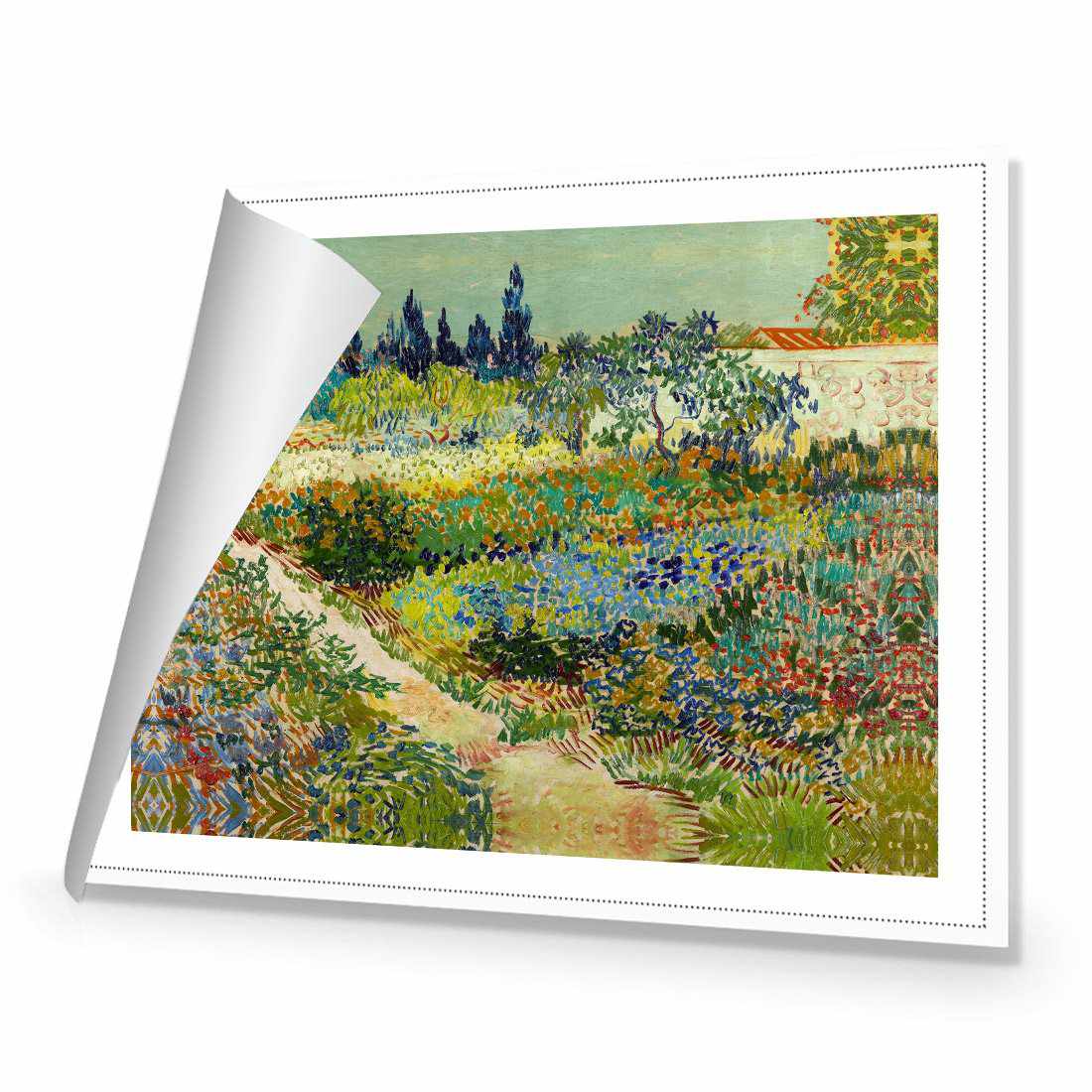 Garden At Arles - Van Gogh Canvas Art-Canvas-Wall Art Designs-45x30cm-Rolled Canvas-Wall Art Designs