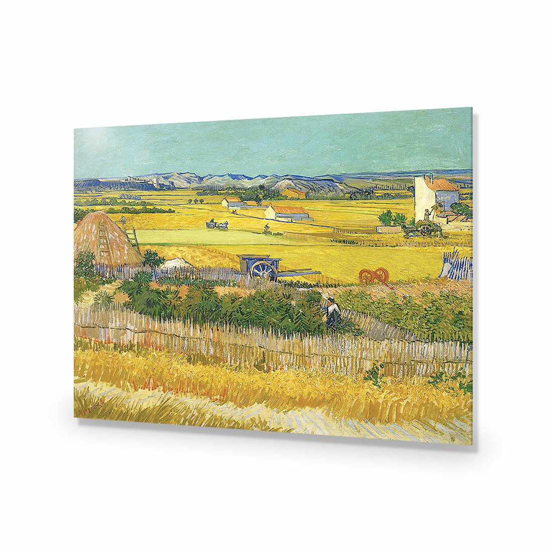 Harvest - Van Gogh-Acrylic-Wall Art Design-Without Border-Acrylic - No Frame-45x30cm-Wall Art Designs
