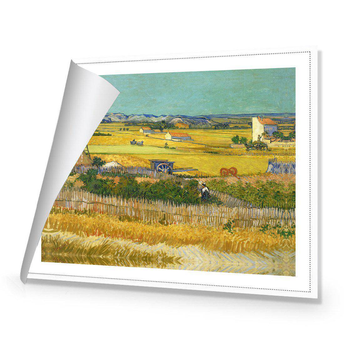 Harvest - Van Gogh Canvas Art-Canvas-Wall Art Designs-45x30cm-Rolled Canvas-Wall Art Designs