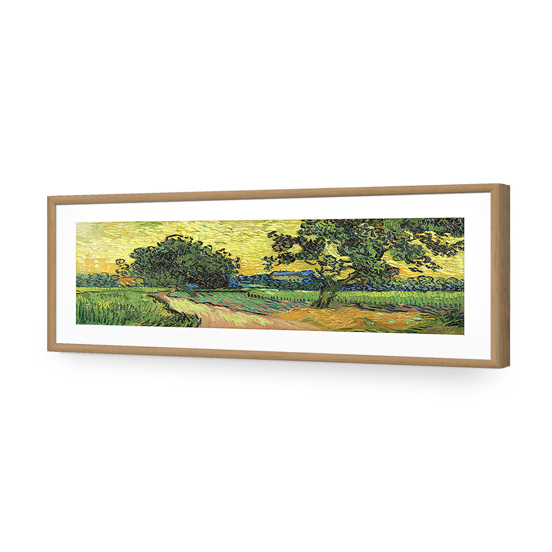 Landscape At Twilight - Van Gogh, Long Acrylic Glass Art