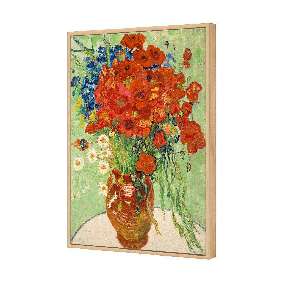 Wildflowers - Van Gogh Canvas Art-Canvas-Wall Art Designs-45x30cm-Canvas - Oak Frame-Wall Art Designs