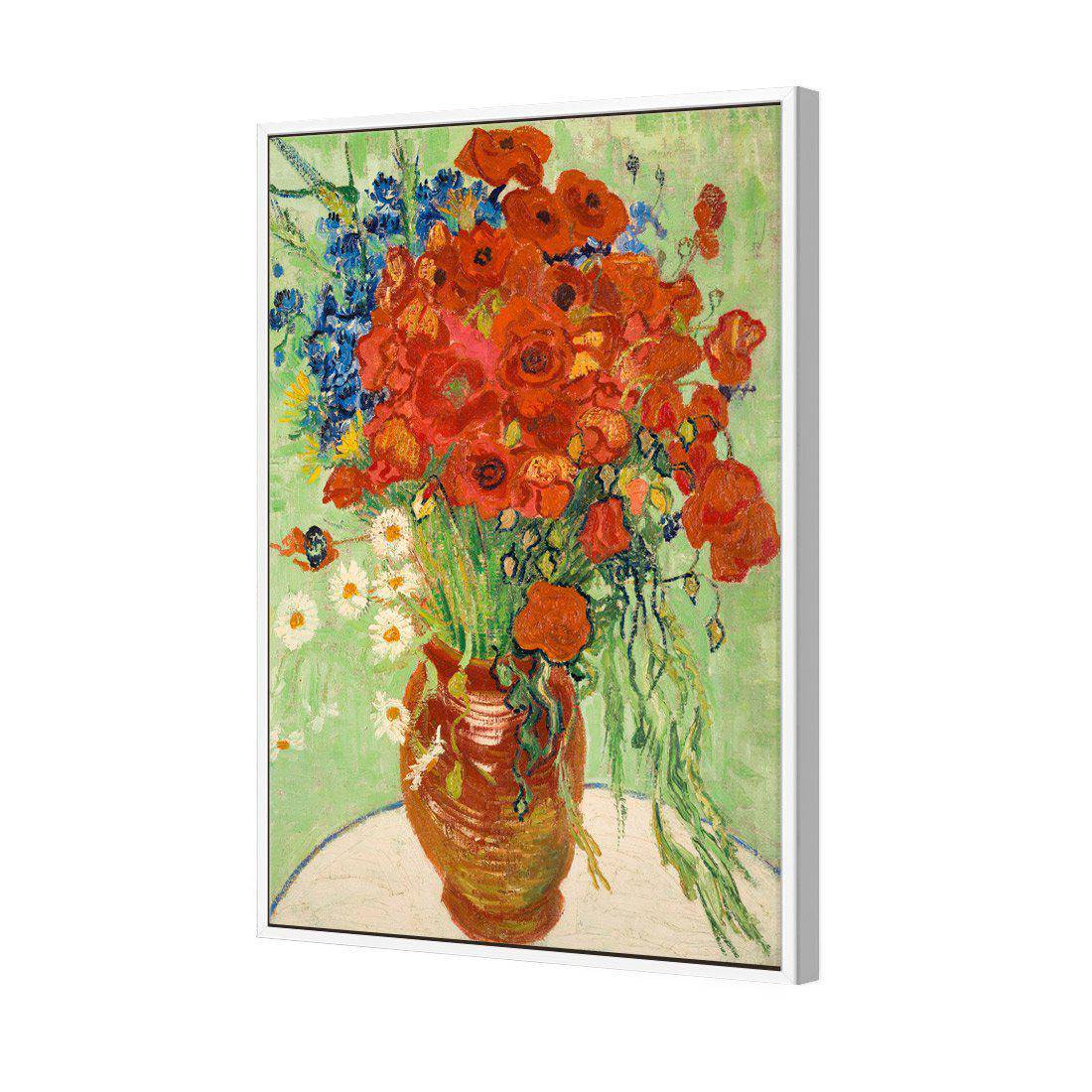 Wildflowers - Van Gogh Canvas Art-Canvas-Wall Art Designs-45x30cm-Canvas - White Frame-Wall Art Designs