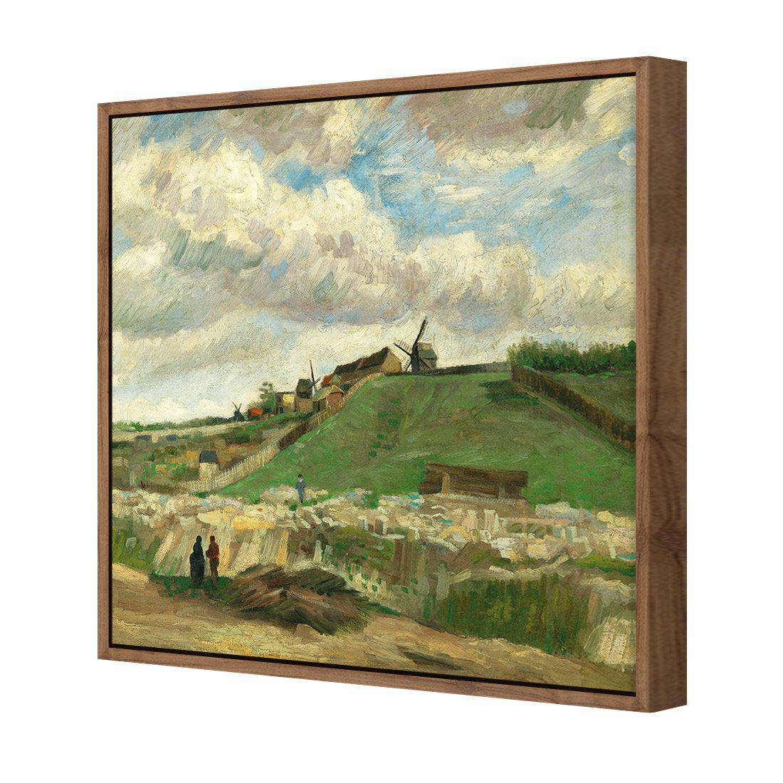 The Hill Of Montmartre - Van Gogh Canvas Art-Canvas-Wall Art Designs-30x30cm-Canvas - Natural Frame-Wall Art Designs