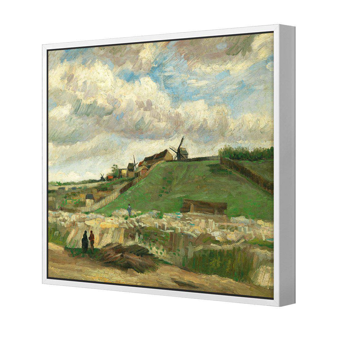 The Hill Of Montmartre - Van Gogh Canvas Art-Canvas-Wall Art Designs-30x30cm-Canvas - White Frame-Wall Art Designs