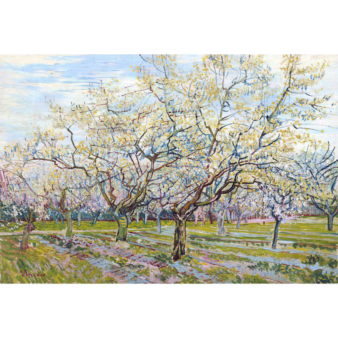 Van Gogh - The White Orchard Canvas Art-Canvas-Wall Art Designs-45x30cm-Canvas - No Frame-Wall Art Designs