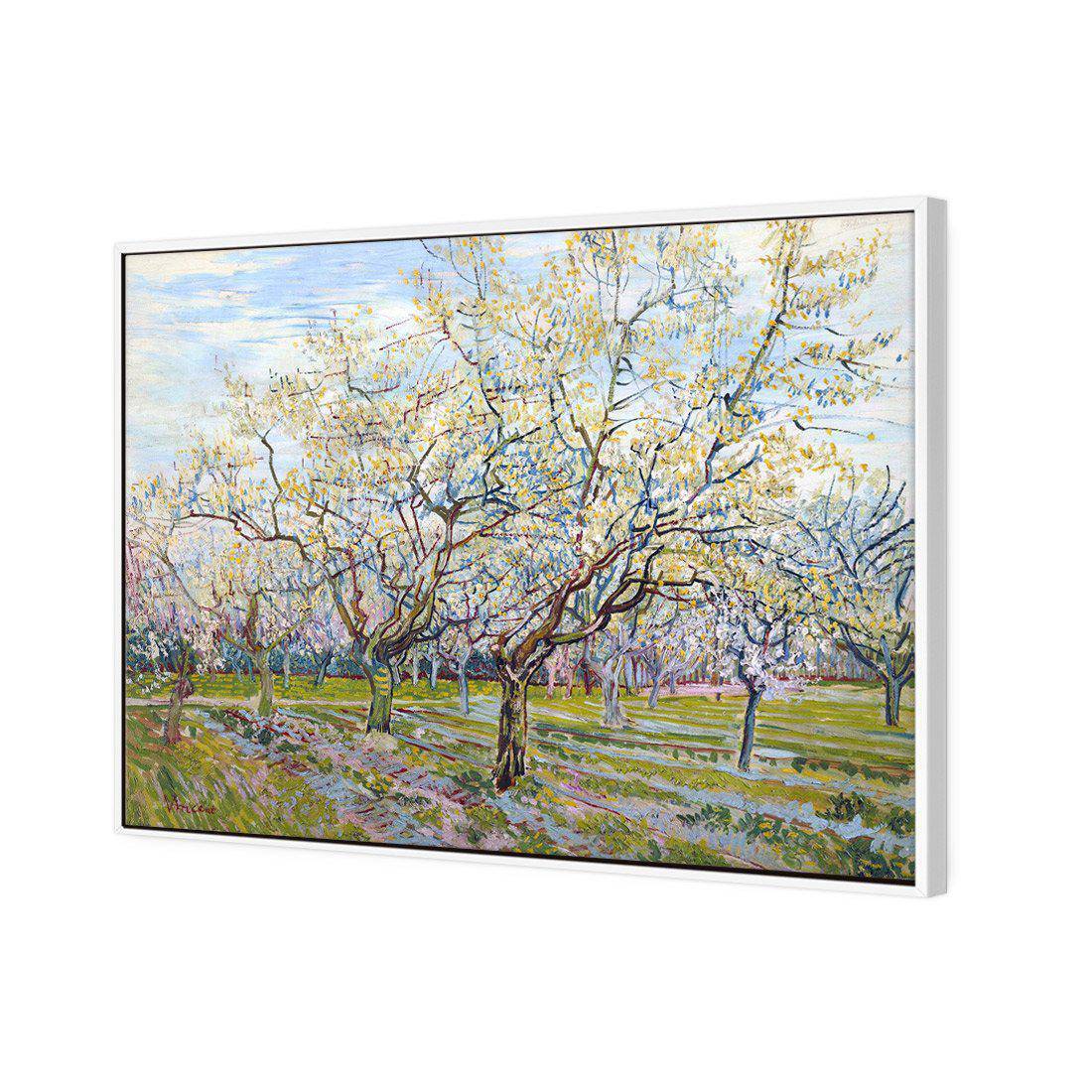 Van Gogh - The White Orchard Canvas Art-Canvas-Wall Art Designs-45x30cm-Canvas - White Frame-Wall Art Designs