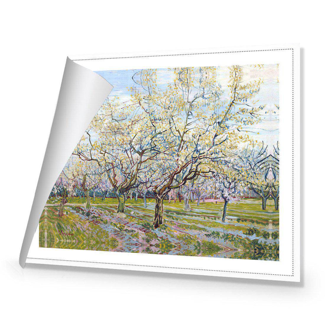 Van Gogh - The White Orchard Canvas Art-Canvas-Wall Art Designs-45x30cm-Rolled Canvas-Wall Art Designs