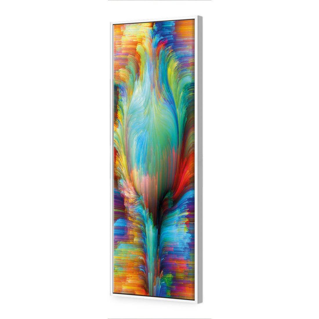 Fuzz Sprouting Canvas Art-Canvas-Wall Art Designs-60x20cm-Canvas - White Frame-Wall Art Designs